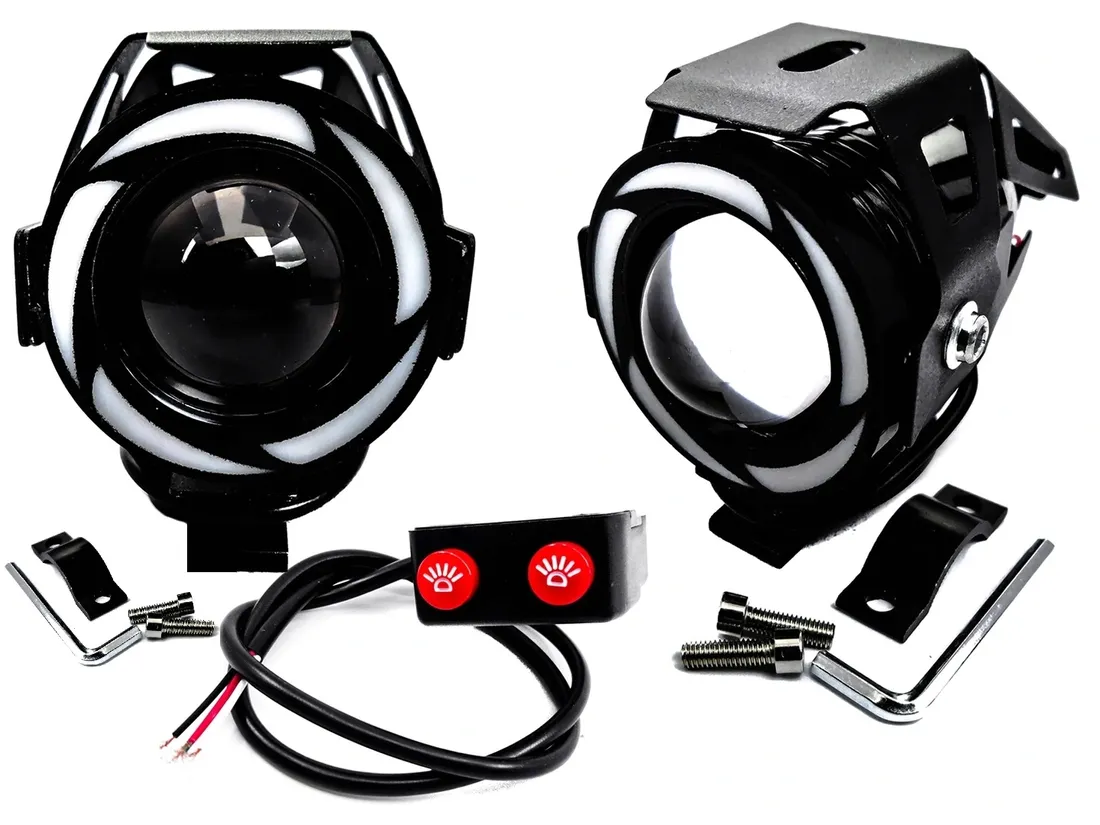 2x-led-halogeny-motocyklowe-lampy-reflektory-quad-stan-nowy