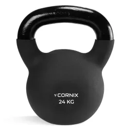 kettlebell-24-kg-cornix-winylowy-zeliwny-hantel-kettle-odwaznik-obciaznik