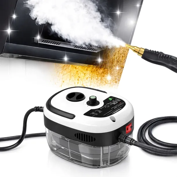 MYJKA PAROWA CIŚNIENIOWA STEAMAX 1600W 1L PAROWNICA ZESTAW 9W1