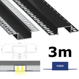 profil-led-wpuszczany-do-gk-elewacyjny-na-2-tasmy-led-typ-hiro-3m-czarny