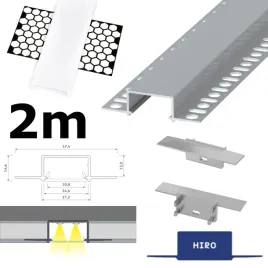 profil-led-wpuszczany-do-g-k-elewacji-na-2-tasmy-led-hiro-2m-srebrny-zestaw