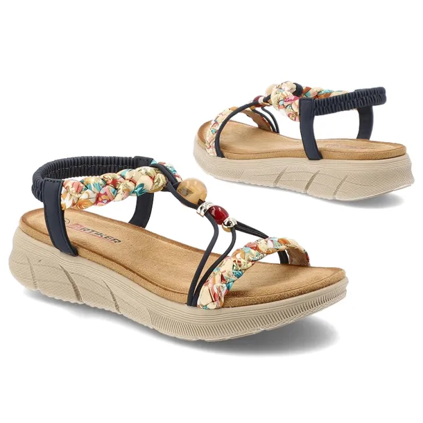 sandaly-artiker-58c0002-navy-wzor-dominujacy-bez-wzoru