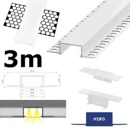 profil-led-wpuszczany-do-g-k-elewacji-na-2-tasmy-led-hiro-3m-bialy-zestaw
