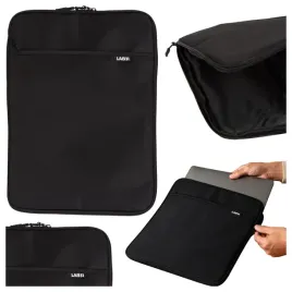 etui-pokrowiec-na-laptop-czarny-torba-do-laptopa-na-zamek-podrozna-kieszen