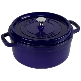 staub-la-cocotte-24cm-okragly-ciemnoniebieski-garnek-zeliwny