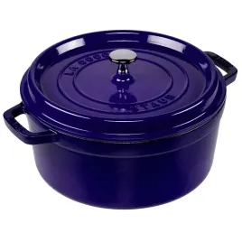 staub-la-cocotte-26cm-okragly-ciemnoniebieski-garnek-zeliwny