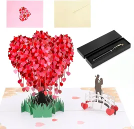 kartka-3d-drzewo-milosci-a5-walentynki-rocznica-slub-czerwony-prezent