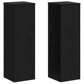 stojak-na-rosliny-2-szt-czarny-dab-25-x-25-x-80-cm