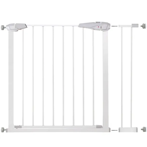 Bramka zabezpieczająca rozporowa 75-99 cm biała