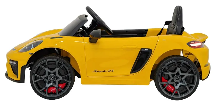 auto-porsche-spyder-rs-718-lakier-zolty-dla-dzieci-gratisy-maksymalne-obciazenie-30-kg