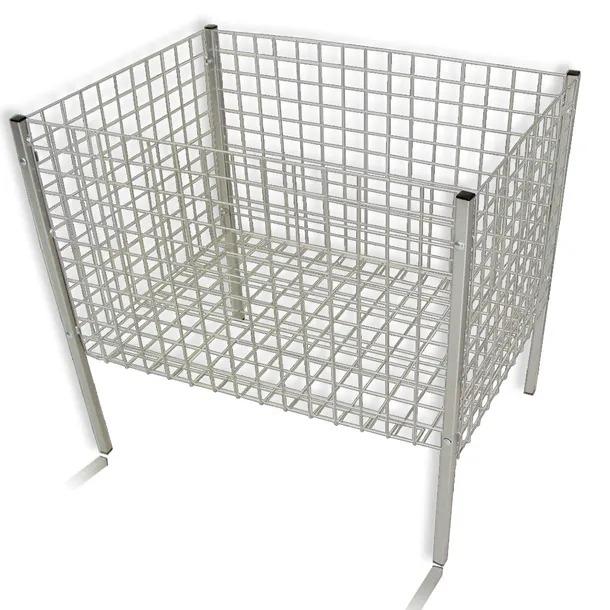 KOSZ WYPRZEDAŻOWY NA PROFILACH CHROMOWANY 60x80cm 80x60cm DO APTEKI MAGAZYN