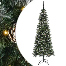 sztuczna-choinka-z-podstawa-zielony-210-cm-pvc-plastik-i-stal