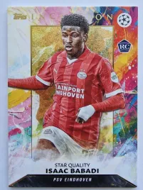2023-24-topps-inception-isaac-babadi-painting-psv-au17