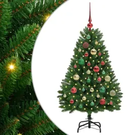 sztuczna-choinka-z-150-diodami-led-zielony-120-cm-pvc-i-metal
