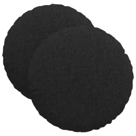 poduszki-na-siedziska-2-szt-czarny-o40-x-13-cm-tkanina