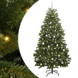 sztuczna-choinka-z-300-diodami-led-zielony-210-cm-pvc-i-metal