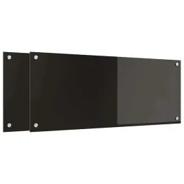 panel-kuchenny-2-szt-czarny-100-x-40-cm-szklo-hartowane