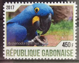 znaczki-fauna-ptaki-papugi-gabon-czysty-r4