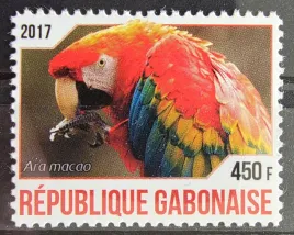 znaczki-fauna-ptaki-papugi-gabon-czysty-r4