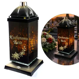 znicz-3d-led-efekt-nieskonczonosci-z-dedykacja-dla-taty-zloty-kapliczka