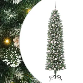 sztuczne-smukle-drzewo-bozonarodzeniowe-zielony-i-bialy-210-cm