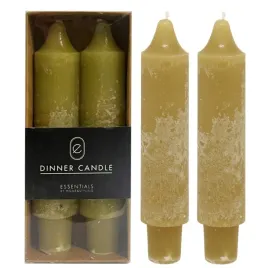 zestaw-2-swiec-dinner-candle-essentials-zielone-eleganckie-grube-dekoracyja