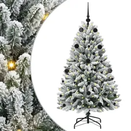 sztuczna-choinka-zielony-i-bialy-150-cm-pvc-i-metal