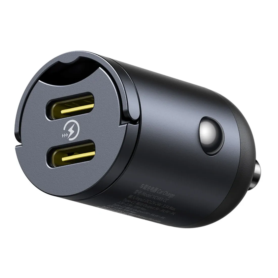 ladowarka-samochodowa-baseus-tiny-star-30w-2xusb-c-czarna-stan-nowy