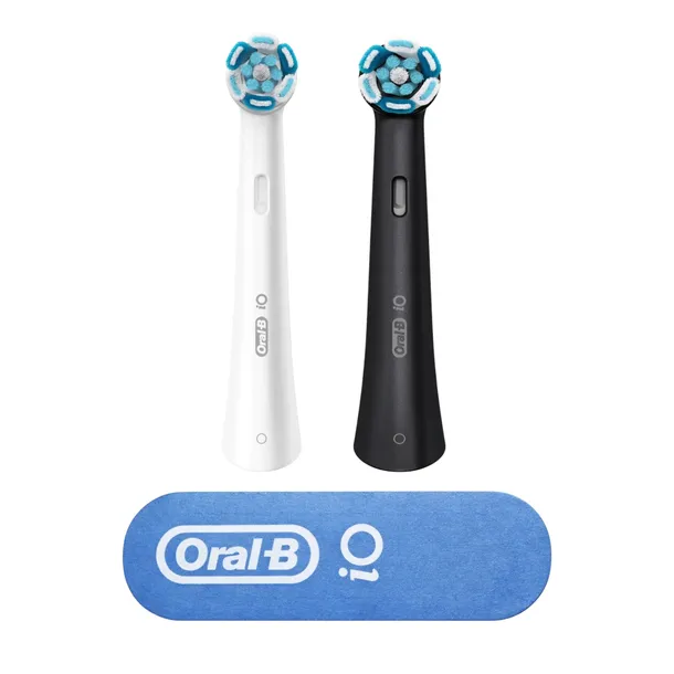 Oryginalne 2 Końcówki do Szczoteczek Oral-B iO Ultimate Clean White/Black