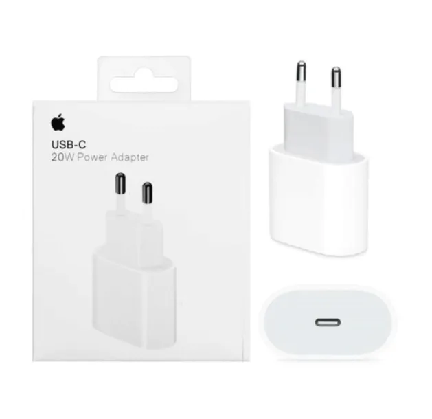 ORYGINALNA SZYBKA ŁADOWARKA KOSTKA 20W APPLE DO IPHONA 14/15/16/17