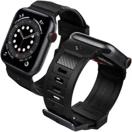 pasek-spigen-rugged-band-apple-watch-9-8-7-se-2022-38mm-40mm-czarny-mat