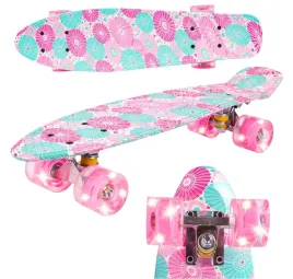 deskorolka-fiszka-flowers-w-kwiaty-rozowa-led-swiecace-kolka-antyposlizgowa