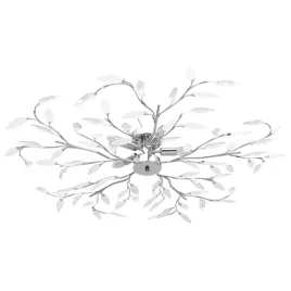 lampa-sufitowa-z-akrylowymi-listkami-chrom-biala-100-x-15-cm