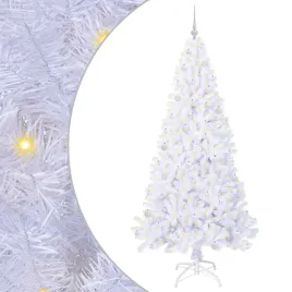 sztuczna-choinka-z-300-diodami-led-bialy-210-cm-pvc-i-stal