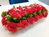 stroik-roze-mydlane-czerwonychorprezent-dzien-matki-or-elegancka-dekoracja-91-stan-nowy