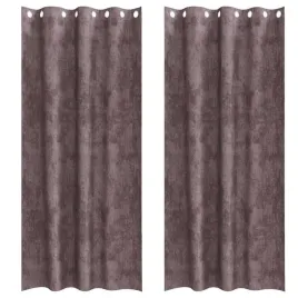 zaslony-z-weluru-z-zaslonami-2-szt-brazowy-225-x-140-cm-aksamit