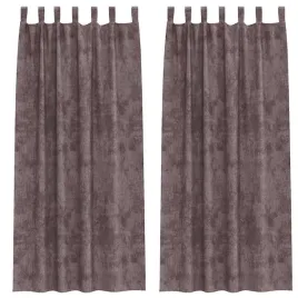 zaslony-z-weluru-z-zaslonami-2-szt-brazowy-245-x-140-cm-aksamit