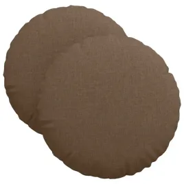 poduszki-na-siedziska-2-szt-brazowy-o40-x-13-cm-tkanina