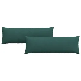 poduszki-na-sofe-2-szt-ciemna-zielen-120-x-40-cm-tkanina