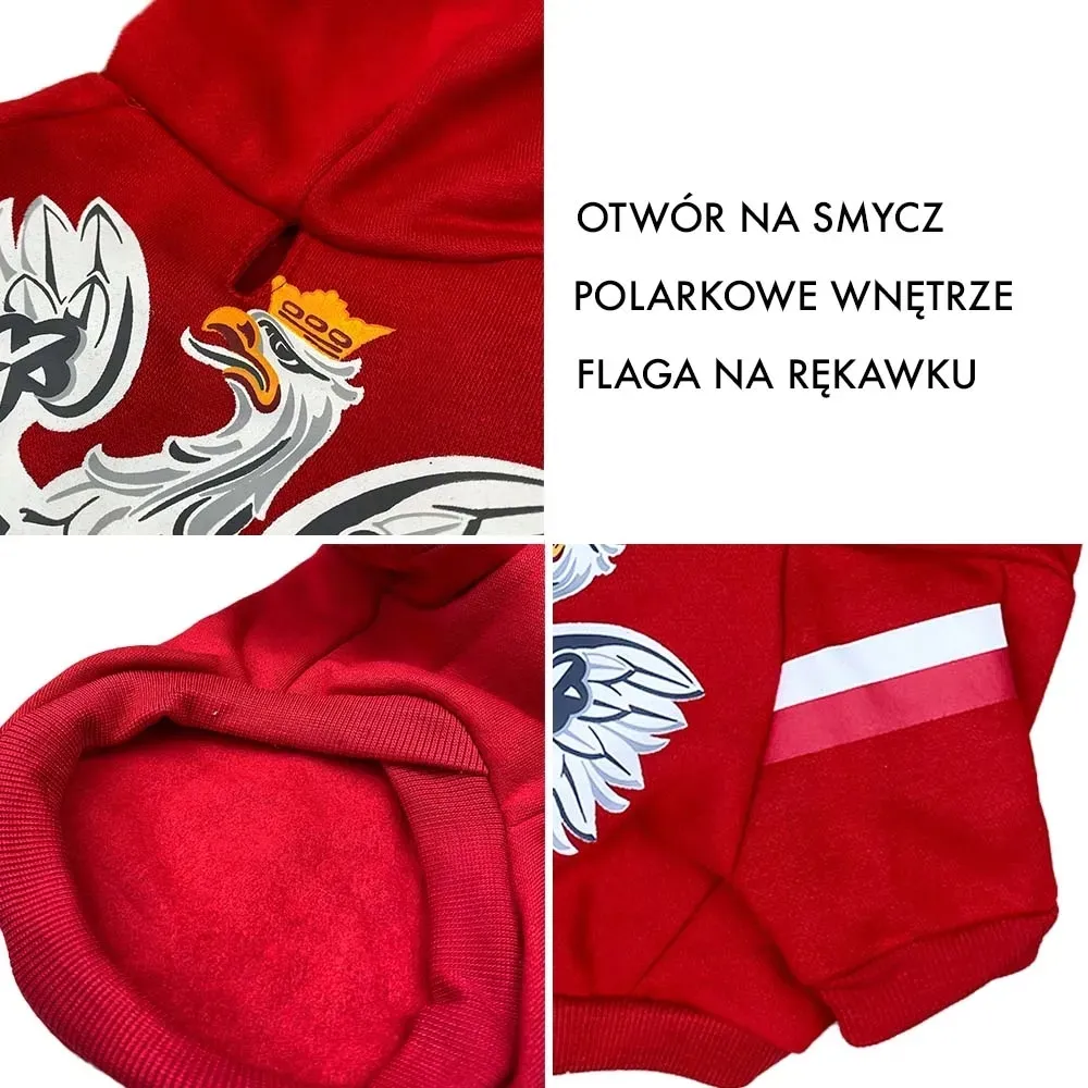 bluza-dla-psa-orzelek-czerwony-s