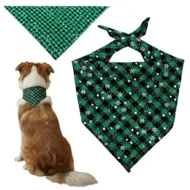 bandana-dla-psa-swiateczna-bandana-chusta-w-krate-snieg-pax-zielona-m