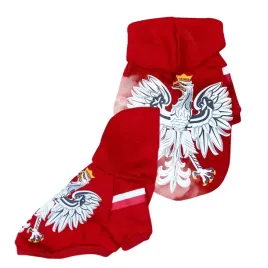 bluza-dla-psa-orzelek-czerwony-m
