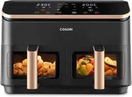 frytkownica-cosori-dual-zone-airfryer-8-5l-dwie-komory-z-okienkiem