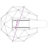 domek-do-wspinaczki-niebieski-stal-stan-nowy-rodzaj-metalowe