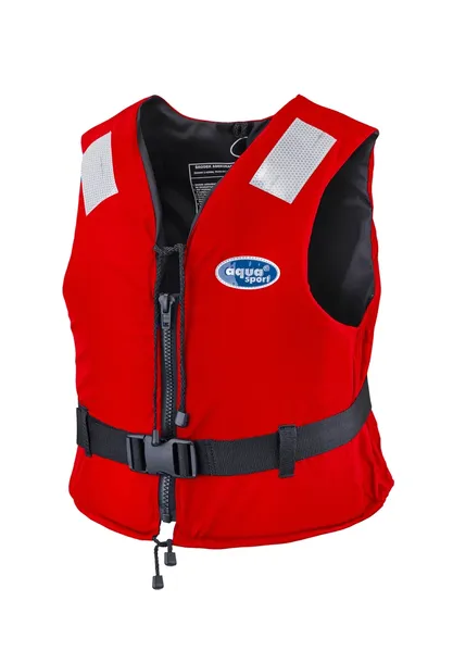 Kamizelka asekuracyjna AQUA ADVENTURE M 30-50 kg czerwona