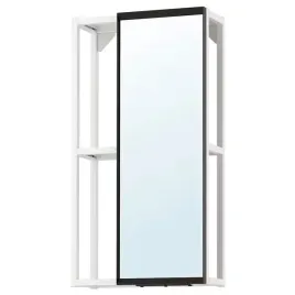 ikea-enhet-szafka-z-lustrem-bialy-40x17x75-cm