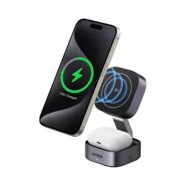 ladowarka-indukcyjna-qi-2w1-ugreen-w702-do-iphone-airpods-15w-szara