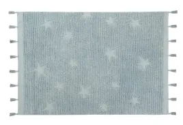 lorena-canals-dywan-bawelniany-hippy-stars-aqua-blue-120-x-175-cm