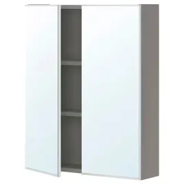ikea-enhet-szafka-z-lustrem-i-drzwiami-szary-60x17x75-cm