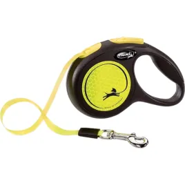 flexi-mocna-smycz-automatyczna-odblaskowa-dla-psa-neon-tasma-s-do-15kg-5m